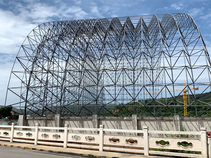 金山山寨矿储煤棚网架